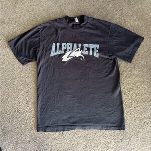 Alphalete Wolf Head Tee - dolphin blue